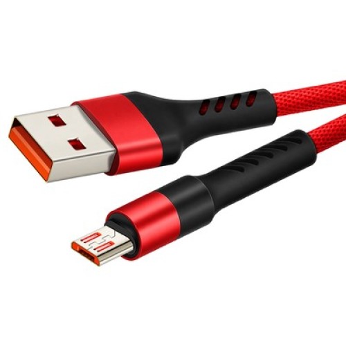 CABLETIME CABLETIME καλώδιο micro USB σε USB CT-C165-P05, 2.4A, 480Mbps, 1m, κόκκινο
