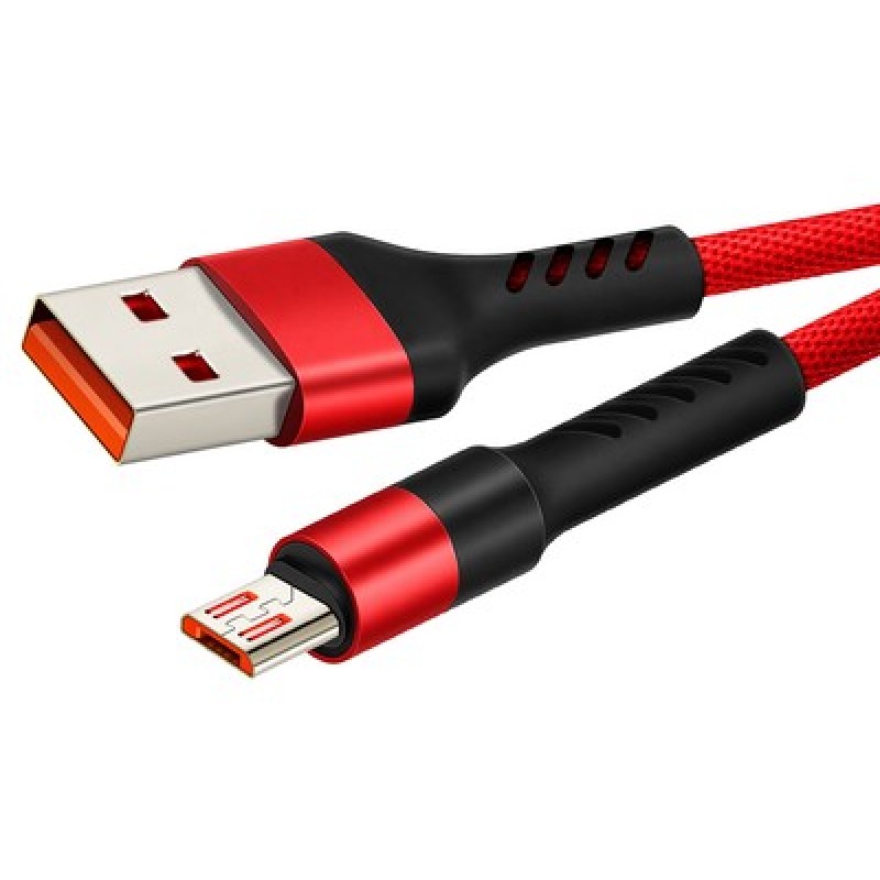 CABLETIME CABLETIME καλώδιο micro USB σε USB CT-C165-P05, 2.4A, 480Mbps, 1m, κόκκινο