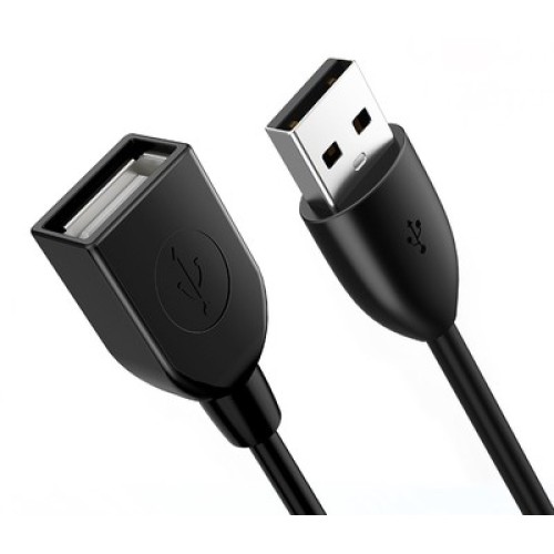 CABLETIME CABLETIME καλώδιο προέκτασης USB 2.0 CT-AMAF2.0, 480Mbps, 1.5m, μαύρο
