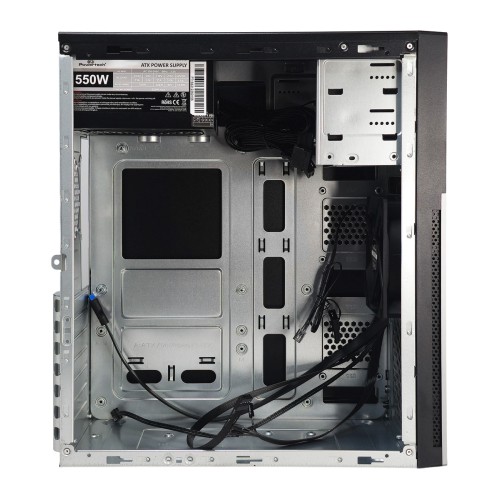 Powertech POWERTECH PC Case PT-1563 με 550W PSU, ATX Midi, 376.6x175x408.5mm, μαύρο