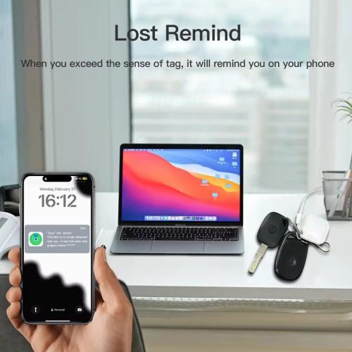 HAVEDEER HAVEDEER smart tag ITAG03 για iOS συσκευές, Bluetooth tracker, λευκό