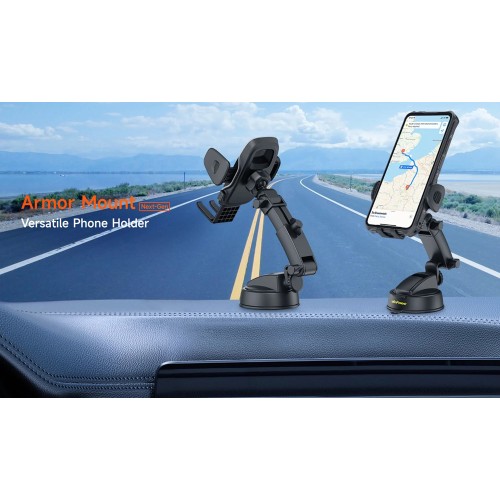 ULEFONE ULEFONE βάση smartphone αυτοκινήτου UAN15 για ταμπλό, 58-100mm x 120mm, μαύρη