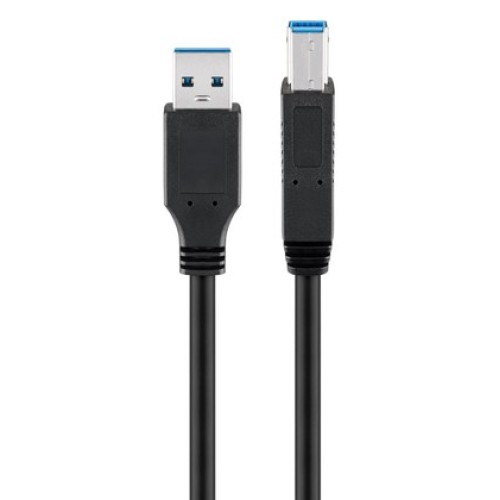GOOBAY GOOBAY καλώδιο USB 3.0 σε USB Type B 95721, 0.25m, 5Gbps, μαύρο