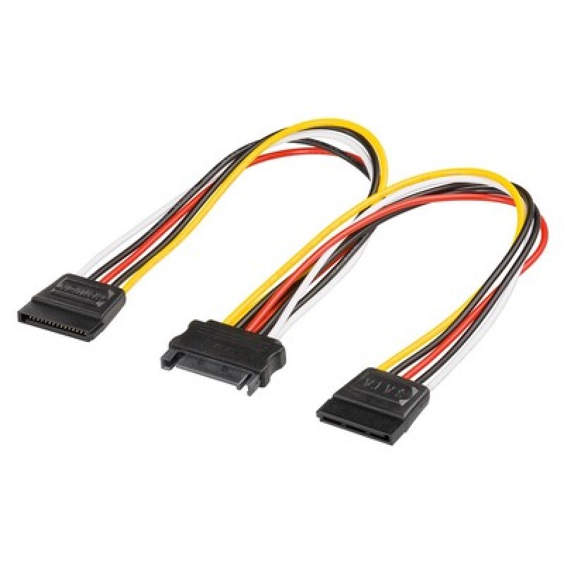 GOOBAY GOOBAY καλώδιο SATA αρσενικό σε 2x SATA θηλυκό 95114, 0.2m