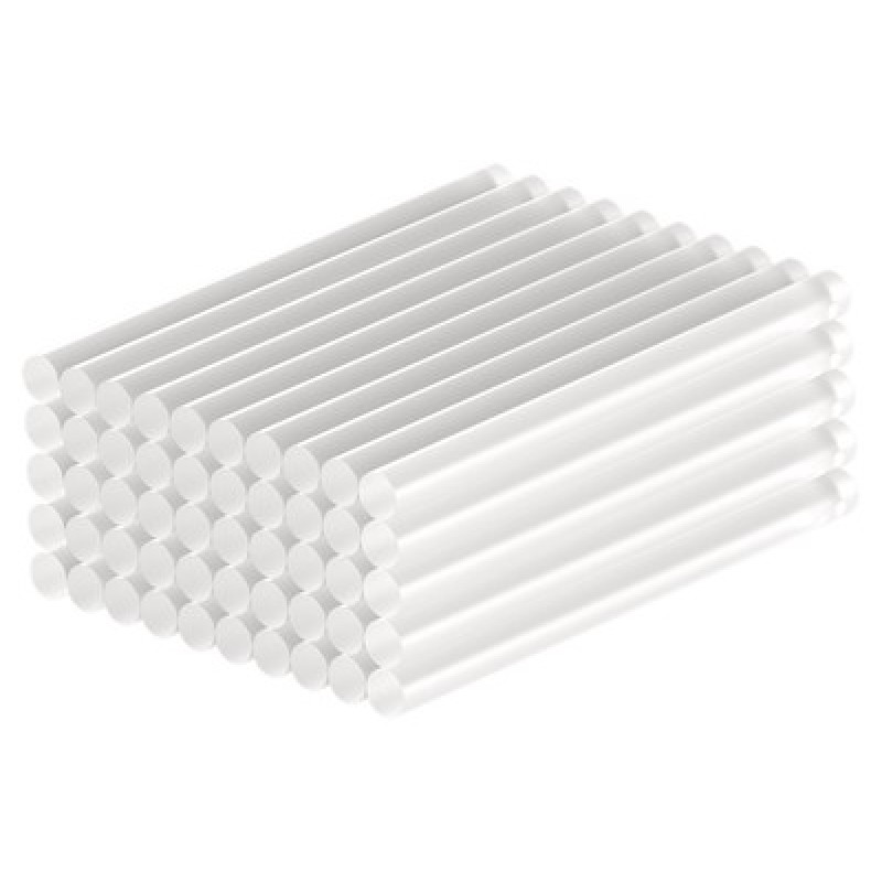 GOOBAY GOOBAY ράβδοι σιλικόνης 77853, Φ11mm x 200mm, διάφανο, 50τμχ