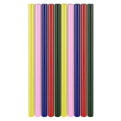 GOOBAY GOOBAY ράβδοι σιλικόνης 77856, Φ11mm x 200mm, διάφορα χρώματα, 10τμχ