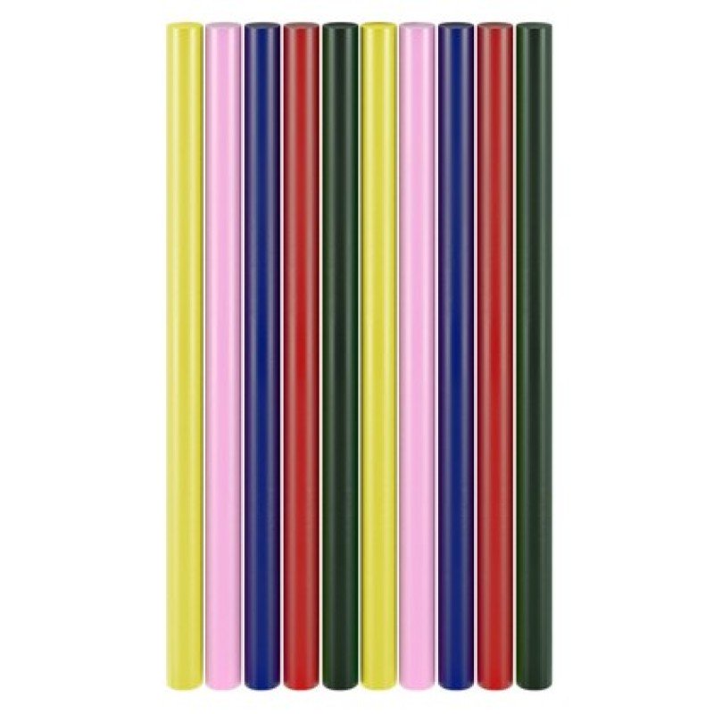GOOBAY GOOBAY ράβδοι σιλικόνης 77856, Φ11mm x 200mm, διάφορα χρώματα, 10τμχ