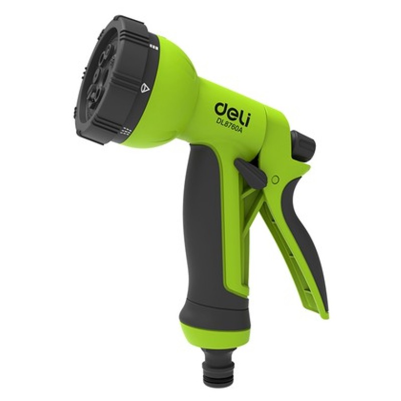 DELI DELI πιστόλι νερού DL8760A με 8 λειτουργίες ψεκασμού, 3/4