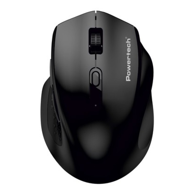 Powertech POWERTECH ασύρματο ποντίκι PT-1578, 2.4GHz & Bluetooth, έως 4000DPI, μαύρο