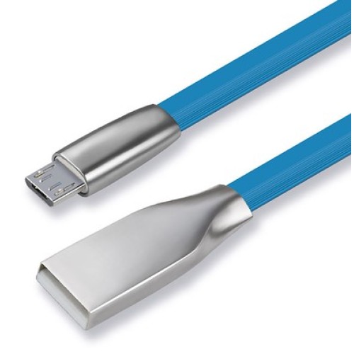 CABLETIME CABLETIME καλώδιο micro USB σε USB θηλυκό CT-PU32-ZFUM, flat, 480Mbps, 1m, μπλε