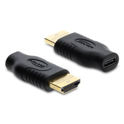 DELOCK DELOCK αντάπτορας HDMI σε USB-C 61075, 4K/60Hz, μαύρος