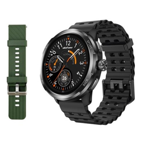 ULEFONE ULEFONE smartwatch Armor Watch Pro, 2x λουράκια, heart rate, 1.50