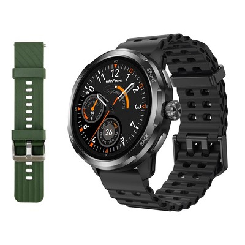 ULEFONE ULEFONE smartwatch Armor Watch Pro, 2x λουράκια, heart rate, 1.50