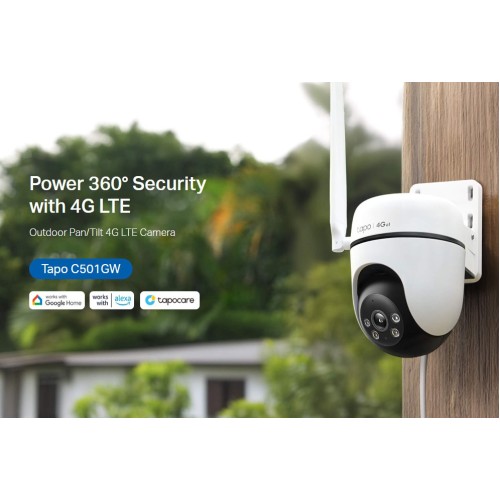 TP-Link TP-LINK smart κάμερα Tapo C501GW, 1080p, 4G, PTZ, IP66, V2.0
