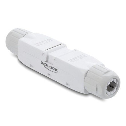 DELOCK DELOCK σύνδεσμος LSA 91126, CAT 6A unshielded, tool-free, λευκός