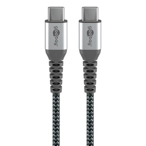 GOOBAY GOOBAY καλώδιο USB-C 79559, 60W, 480Mbps, 0.15m, μαύρο