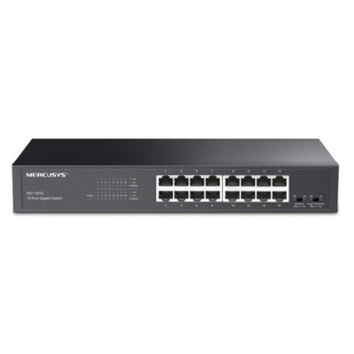 MERCUSYS MERCUSYS desktop/rackmount switch MS116GS, 16x Gigabit θύρες, V1.0