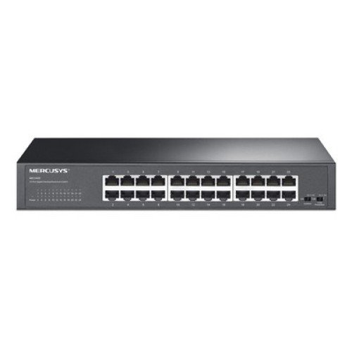MERCUSYS MERCUSYS desktop/rackmount switch MS124GS, 24x Gigabit θύρες, V1.0