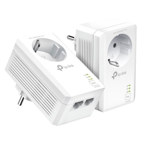 TP-Link TP-LINK powerline kit TL-PA7027P KIT, passthrough, AV1000 1000Mbps, V1.0
