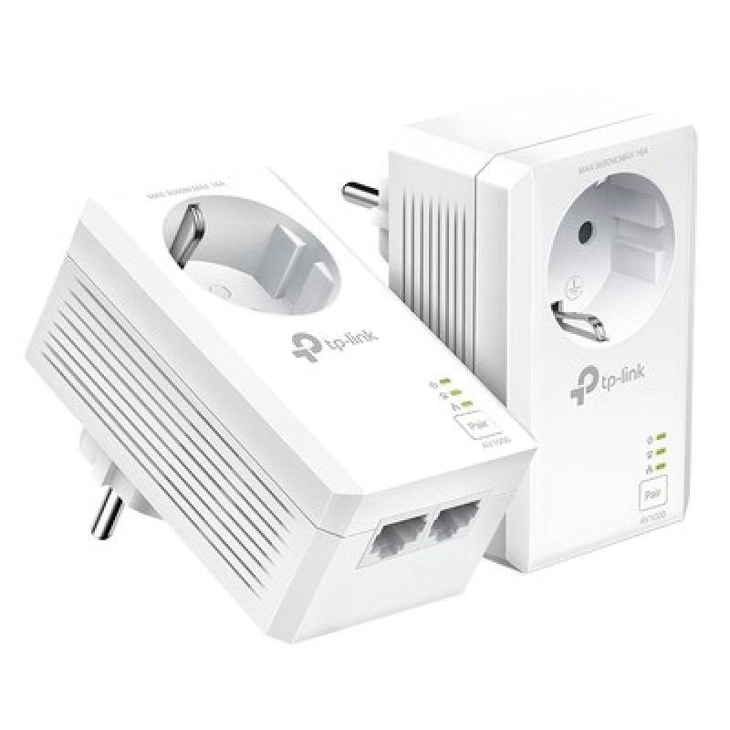 TP-Link TP-LINK powerline kit TL-PA7027P KIT, passthrough, AV1000 1000Mbps, V1.0