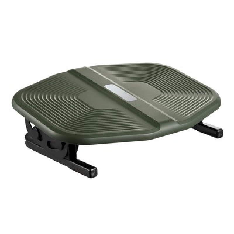 Powertech POWERTECH υποπόδιο γραφείου PT-1566 με ρυθμιζόμενη κλίση, μαύρο/λαδί