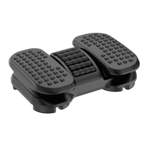 Powertech POWERTECH υποπόδιο γραφείου PT-1567 με πεντάλ εκγύμνασης ποδιών, μαύρο