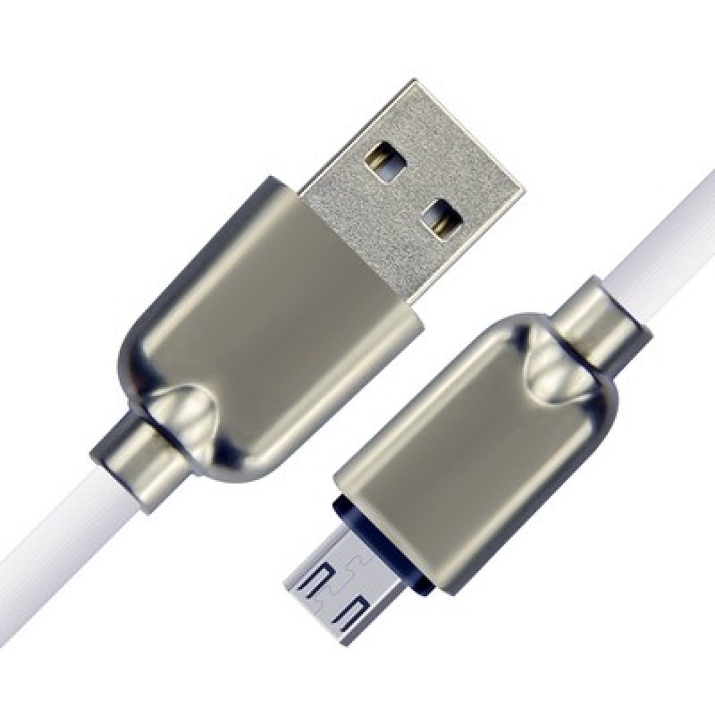 CABLETIME CABLETIME καλώδιο micro USB σε USB CT-PE32-ZFMC, 2A, 480Mbps, 1m, λευκό