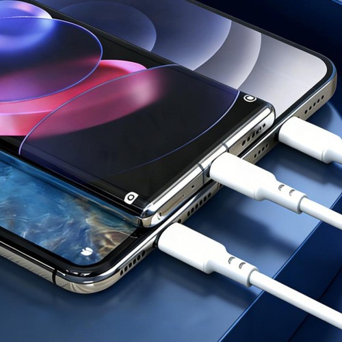 KAKUSIGA KAKUSIGA καλώδιο USB σε USB-C/Lightning/Micro USB KSC-1025, 5A, 480Mbps, 1.2m, λευκό