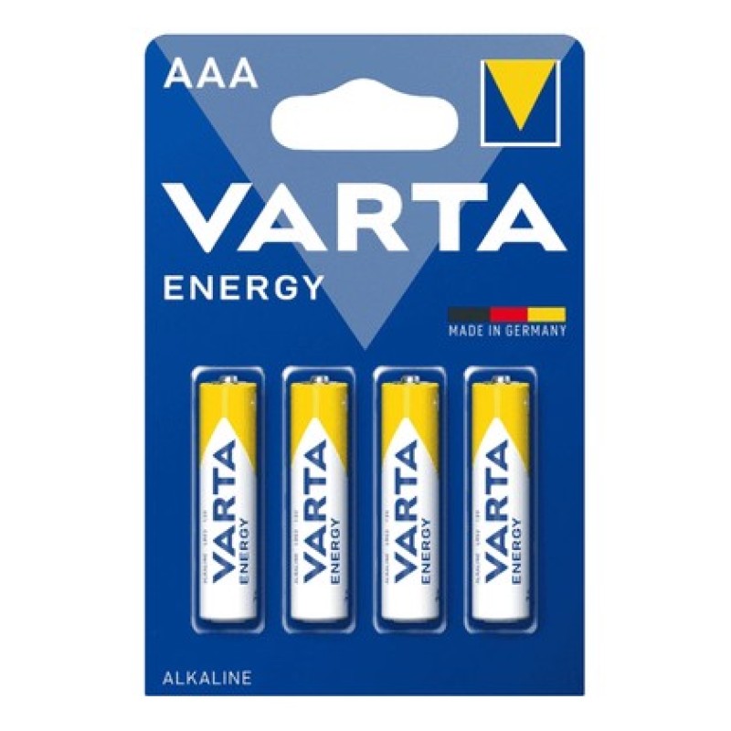Varta VARTA αλκαλικές μπαταρίες Energy, AAA/LR03, 1.5V, 4τμχ