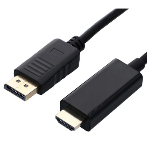 Powertech POWERTECH καλώδιο DisplayPort σε HDMI CAB-DP070, 1080p, 1.5m, μαύρο
