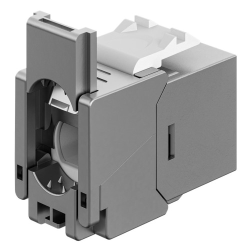 GOOBAY GOOBAY Keystone module RJ45 77942, CAT 6A STP, slim & short, toolfree, ασημί