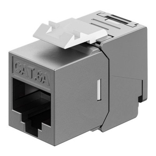 GOOBAY GOOBAY Keystone module RJ45 77942, CAT 6A STP, slim & short, toolfree, ασημί