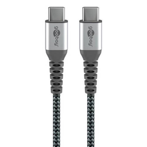 GOOBAY GOOBAY καλώδιο USB-C 49301, 60W, 480Mbps, 0.50m, μαύρο