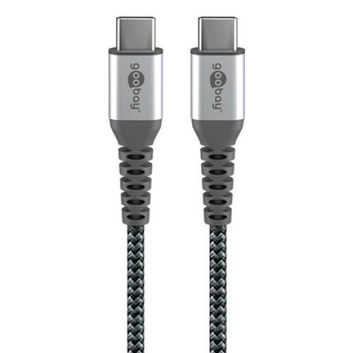 GOOBAY GOOBAY καλώδιο USB-C 49303, 60W, 480Mbps, 2m, μαύρο