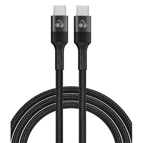 Powertech POWERTECH καλώδιο USB-C PTR-0201, PD 60W, 480Mbps, 1m, μαύρο