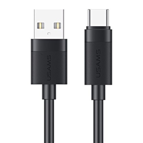 USAMS USAMS καλώδιο USB-C σε USB SJ777, 3A, 480Mbps, 1m, μαύρο