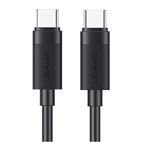 USAMS USAMS καλώδιο USB-C SJ780, 60W, 480Mbps, 1m, μαύρο