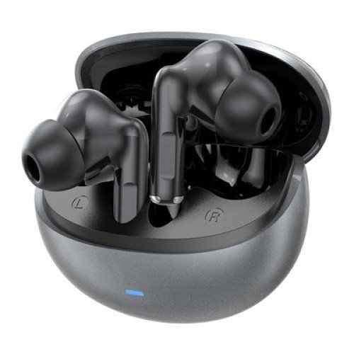 CELEBRAT CELEBRAT earphones με θήκη φόρτισης W80, True Wireless, 13mm, 30/230mAh, γκρι