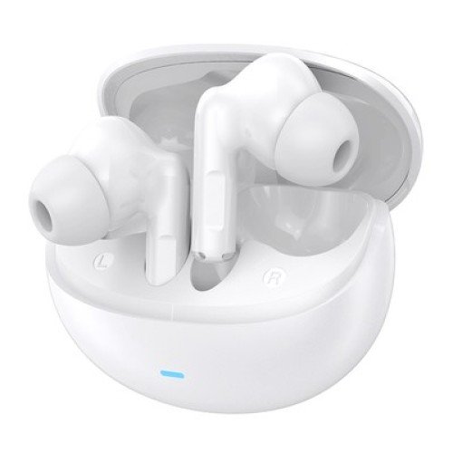 CELEBRAT CELEBRAT earphones με θήκη φόρτισης W80, True Wireless, 13mm, 30/230mAh, λευκά