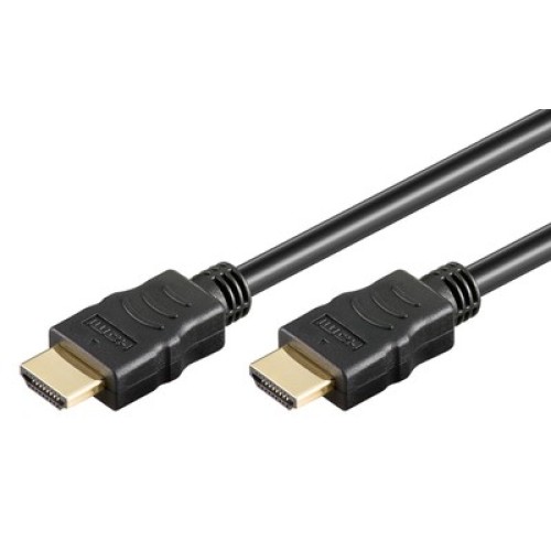 GOOBAY GOOBAY καλώδιο HDMI 80101 με Ethernet, soft, 4K/60Hz, 18 Gbps, 1m, μαύρο