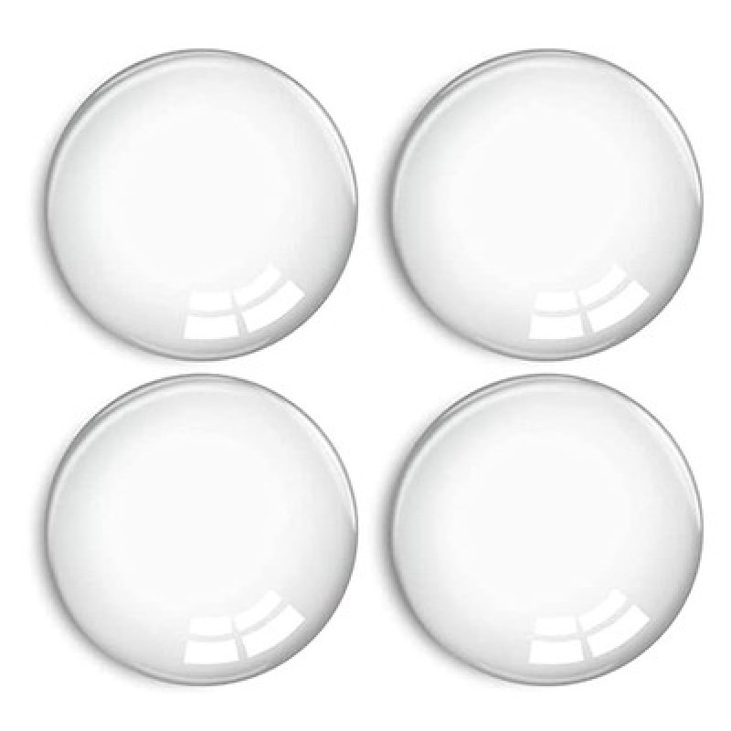 HOME USE HOME USE στοπ πόρτας HUH-0263, αυτοκόλλητο, PU πλαστικό, 40x8mm, διάφανο, 4τμχ