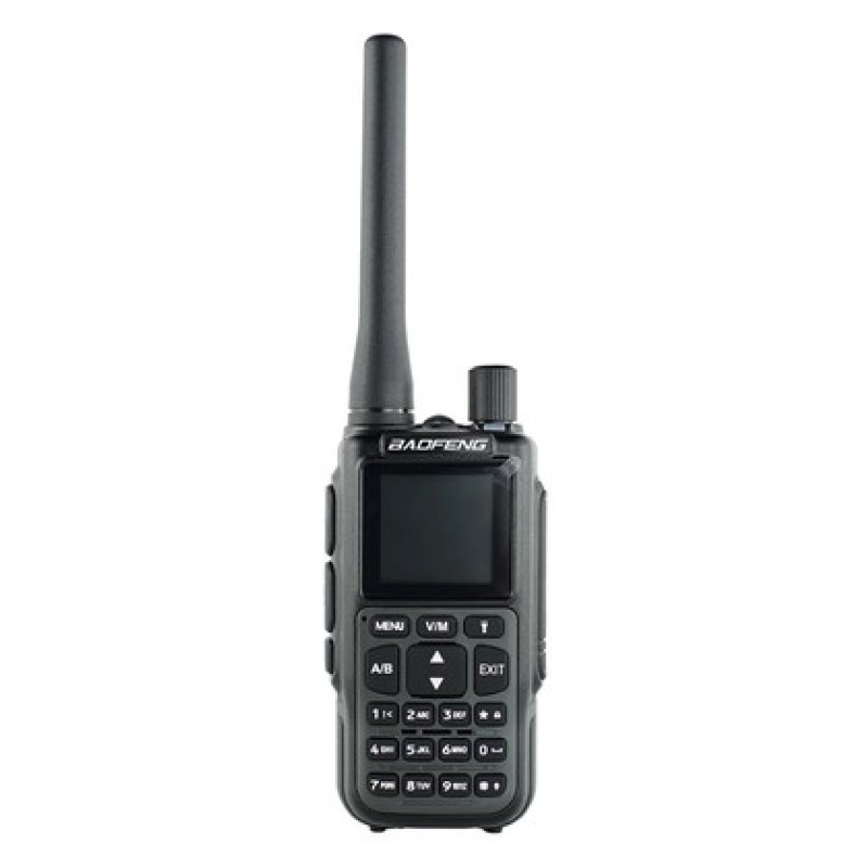 BAOFENG BAOFENG ασύρματος πομποδέκτης MINI-5, UHF/VHF, 5W/2W, μαύρος