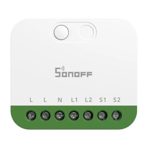 SONOFF SONOFF smart διακόπτης MINI DUO, 2 κανάλια, WiFi, συμβατός με Matter, 16A, λευκός