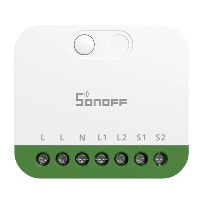 SONOFF SONOFF smart διακόπτης MINI DUO, 2 κανάλια, WiFi, συμβατός με Matter, 16A, λευκός