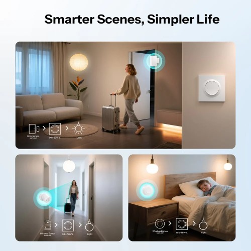 SONOFF SONOFF smart επιτοίχιος διακόπτης Orb-ZBW1L, μονός, ZigBee 3.0, 6A, λευκός