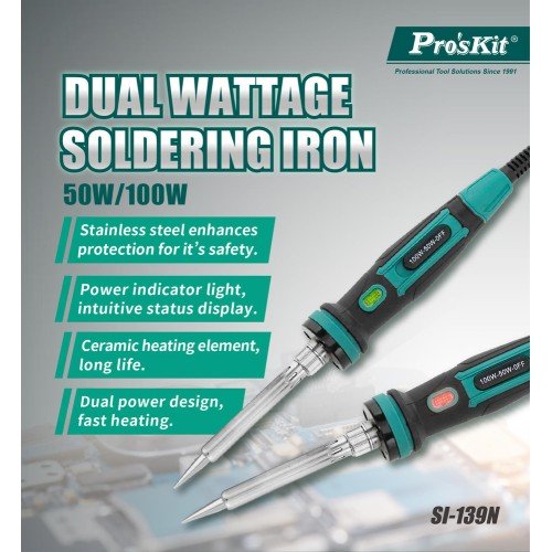 PROSKIT PROSKIT κολλητήρι SI-139NB, 50/100W, 400/500°C