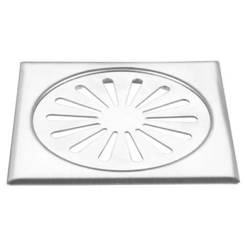 Bruno BRUNO σχάρα δαπέδου BRN-0311, fixed, ανοξείδωτο ατσάλι, 12x12cm, brushed