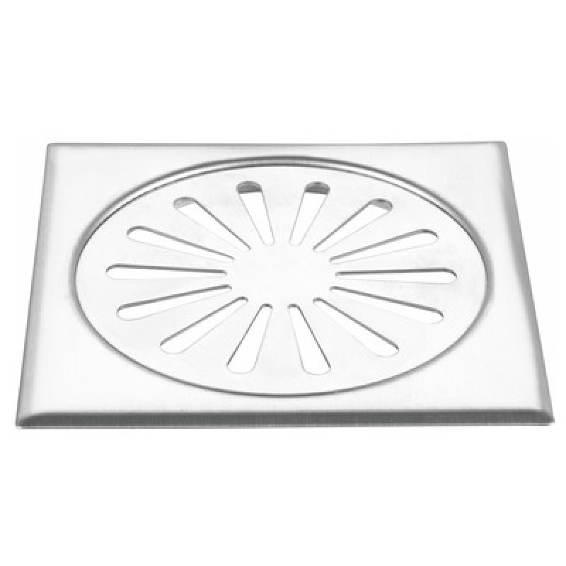 Bruno BRUNO σχάρα δαπέδου BRN-0311, fixed, ανοξείδωτο ατσάλι, 12x12cm, brushed
