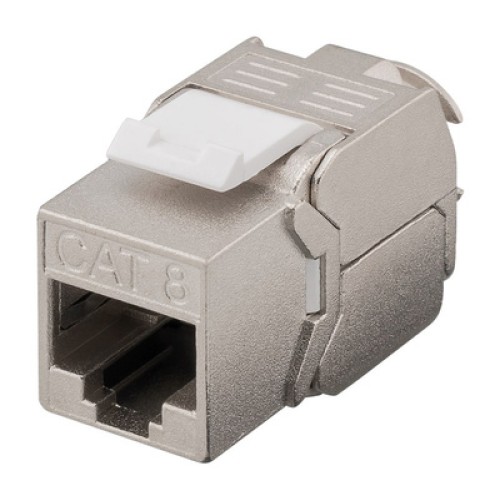 GOOBAY GOOBAY keystone module RJ45 CΑΤ 8.1 61129, STP, 2000 MHz, GHMT, ασημί