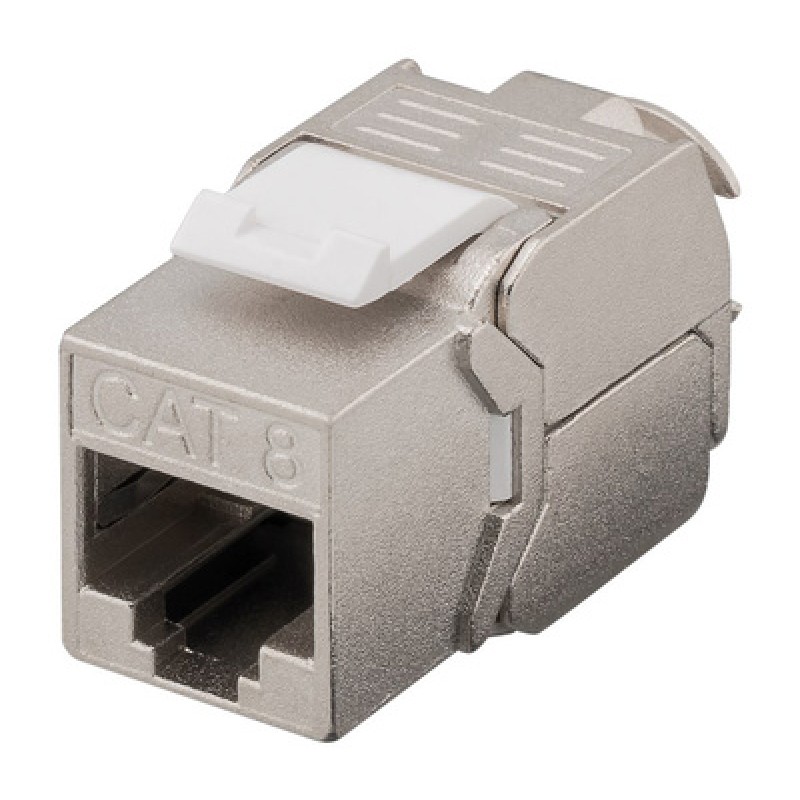 GOOBAY GOOBAY keystone module RJ45 CΑΤ 8.1 61129, STP, 2000 MHz, GHMT, ασημί